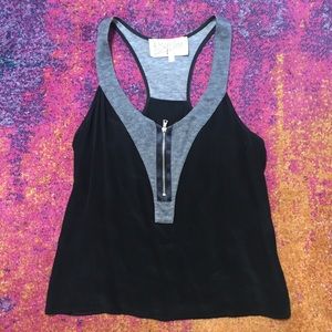 Rory Beca 100% silk racerback top